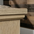 thumbnail image 5 of Sauder Aspen Post Engineered Wood L-Shaped Home Office Desk in Prime Oak, 5 of 13