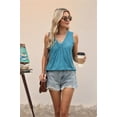 thumbnail image 3 of Women'S Casual Sleeveless Tank Top Blue Green M, 3 of 8
