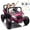 Pink, variant on POWANLI 24V Electric Toy Car with UTV W/Parents Remote Control,2 Seater Kids Ride on Toys Truck with 4 wheels, USB, MP3, Bluetooth, LED Lights, Horn for Girls Boys Kids 3-8, Red