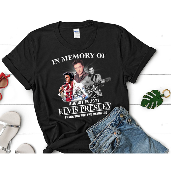 Elvis presley shirt in memory of august 16 1977