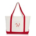 thumbnail image 2 of DALIX Premium Canvas Tote Bags Red Shoulder Bag Personalized Gifts W, 2 of 8