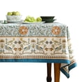thumbnail image 1 of Mantel patdrea 160x279 cm de lino francés con estampado floral vintage, 1 of 9
