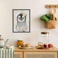thumbnail image 4 of WFSposter Cute Penguin Baby Wall Décor for Toddler Baby Boys Girls Room Retro Penguin with Garland Wall Art Funny Animals Artwork Rustic Nursery Decor Bathroom Kitchen Decoration Kids Gifts 12x16inch, 4 of 7