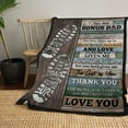 thumbnail image 5 of Stepdad Blanket, Dad Throw Blanket Gifts from Daughter Son, Stepdad Gift for Father Father-in-Law Grandpa, Christmas Fathers Day Birthday Gift, Soft Blankets Gift for Men Grandpa Husband, 5 of 6