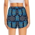 thumbnail image 4 of Goofa Turtle Printed Women 2 in 1 Running Shorts,Quick Dry Athletic Workout Shorts,High Waisted Athletic Shorts with Liner Pockets-Small, 4 of 9