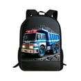 thumbnail image 2 of Backpack For School Customizable Building Block Car Lightweight Polyester Sports Travel Daypack For Young Hobbyists, 2 of 7