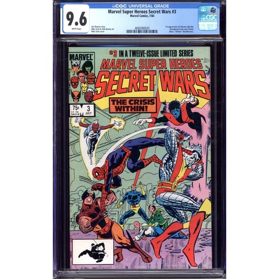 Marvel Super Heroes Secret Wars #3 - CGC 9.6 Comic Book