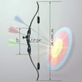 thumbnail image 3 of 56" Recurve Bow with 30 Max Draw 30 35 40 45 50lb Draw Weight Right Hand Outdoor Hunting Bows Arrows Archery Set, 3 of 7