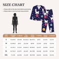 thumbnail image 4 of Picia Lama in Space Pattern Women’s Long-Sleeve Sleepwear Set - Soft 2-Piece Loungewear with Pockets, Comfy PJs for Relaxing Nights-Small, 4 of 7