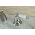 thumbnail image 3 of Kingston Brass KB947B Mini-Widespread Bathroom Faucet, Brushed Nickel/Polished Chrome, 3 of 4