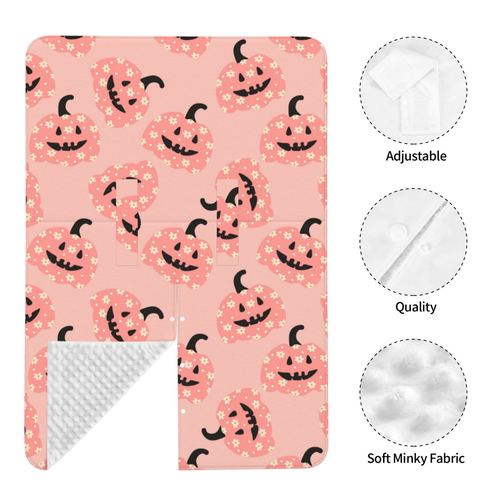 Car Seat Cover Baby - Smiling Pink Pumpkins Breathable Infant Car Seat Cover for Baby Carseat, Lightweight Comfort Baby Essentials Must Haves Newborn Stuff for Girl Boy