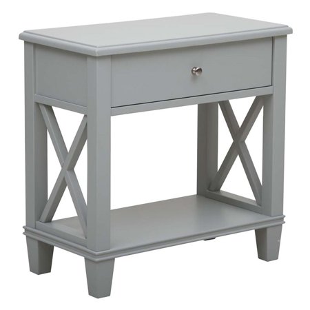 Pri Open X Leg Side Table In Gray Walmart Canada