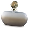 thumbnail image 4 of Signature Design by Ashley Acario Decorative Glass Jar, Taupe Ombre Finish with Sculptural Goldtone Topper, Tabletop Accent, 4 of 5
