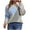 Gray, variant on Lilgiuy Women Casual Color Matching Pullover Long Sleeve Round-Neck Sweater,Gray,8(L) Winter Fashion 2022