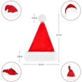 thumbnail image 3 of Christmas Hat Santa Hat Xmas Holiday Hat Unisex Velvet Comfort Christmas Hats, 3 of 4