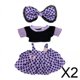 thumbnail image 1 of Disfraz de muñeca de algodón,Ropa para muñecas de algodón de 20 cm Disfraz de muñeca de algodón,Ropa para muñecas de 20 cm,traje de juguete de peluche,traje para muñecas,Ropa cómoda, 1 of 8