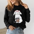 thumbnail image 1 of Gibobby Casual Sudadera para Mujer Sudadera de Forro Polar Sudadera para mujer(Negro,XL), 1 of 4