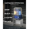 thumbnail image 2 of VEVOR Automatic Gate Opener,1200W Electric Sliding Gate Opener for Doors up to 65.6ft 5732lbs,Chain Drive Rolling Door Motor with Infrared Sensor & 2 Remote Controls,Driveway Gates Opening System, 2 of 9