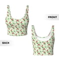 thumbnail image 5 of Lsque Flower With Ladybug Printed Women'S Sports Bra, Compression, Moisture Wicking, High-Impact Sports Bra For Women,Supportive sports bra-XX-Large, 5 of 9