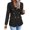 Dark Gray women's plaid blazer a1, variant on Women's Fall Winter Long Sleeve Button Down Plaid Blazer Elegant Casual Open Front Collared Tops Office Work Outwear Vacation Fashion Clothes, White 2XL