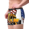 thumbnail image 2 of Gukieu American Truck Print Men's Boxer Briefs, High Elastic Moisture Wicking Boxer Briefs Underwear-Large, 2 of 5