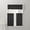Black, variant on Martine Microfiber Semi-Sheer Rod Pocket Kitchen Curtain Valance and Tiers Set, 54" x 24", White, Set of 3 (1 Pack)