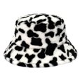 thumbnail image 1 of Sombrero de cubo esponjoso de invierno Vintage sombreros de Cloche cálido artificial al aire libre gorra de pescador para damas niñas - A Patrón A Sunnimix Sombrero de pescador para mujer hombre, 1 of 8