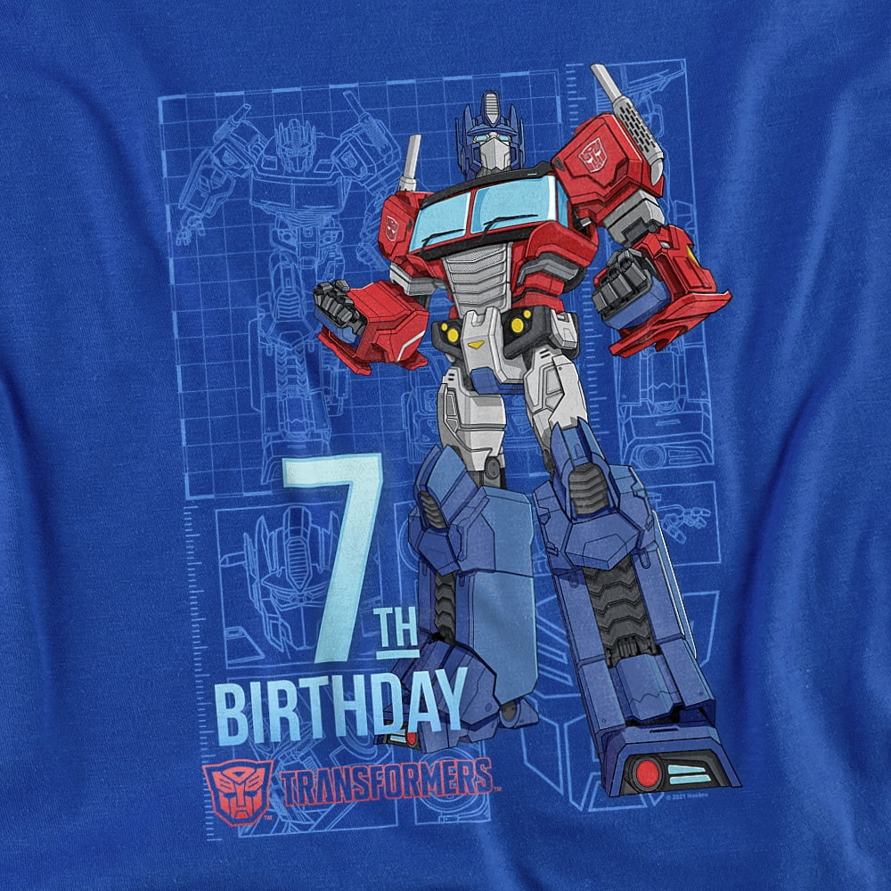 Transformers T-Shirt Transformers 7Th Birthday Unisex Graphic Tee For Men & Women