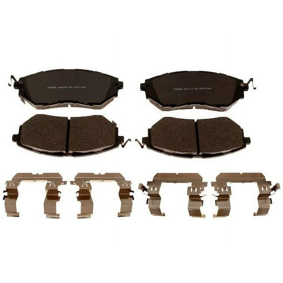 Front Brake Pad Set - Compatible with 2010 - 2019 Subaru Outback 3.6L H6 2011 2012 2013 2014 2015 2016 2017 2018