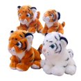 thumbnail image 2 of White 01 with lobster clasp Kawaii simulación tigre muñeca juguete de peluche llavero pequeño colgante regalo de Navidad, 2 of 4