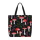 thumbnail image 1 of Balery Red Mushrooms Bolsa de Mano para Mujeres con Cremallera, Bolsa de Gimnasio con Compartimentos, Bolsa para Laptop, Bolsa para Trabajo, 1 of 7