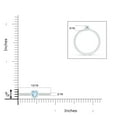 thumbnail image 4 of ANGARA Natural Bezel Heart Aquamarine Promise Ring with Diamond Accents in 14K White Gold for Women (Size-4mm) | March Birthstone, Anniversary, Jewelry Gift for Women | Natural Aquamarine Ring, 4 of 9