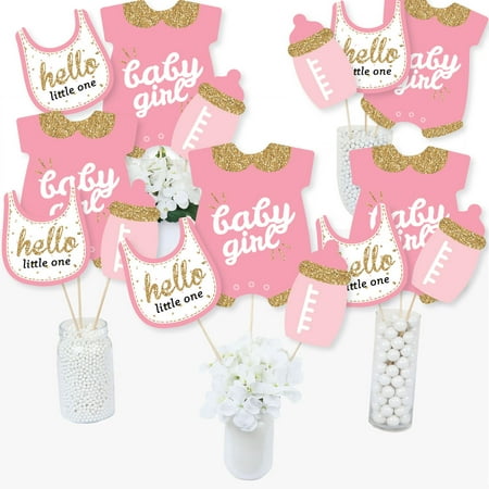 Hello Little One Pink And Gold Girl Baby Shower Party Hello Little One Pink And Gold Girl Baby Shower Party