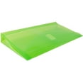 thumbnail image 4 of JAM Paper Plastic Expansion Envelopes, Hook & Loop Closure, #10 Booklet Wallet, 5 1/4 x 10, 1 in Expansion, Lime Green, 3/Pack, 4 of 4