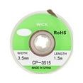thumbnail image 1 of Desoldering braid solder remover core wire solder absorber flux, 1 of 6