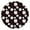 Black Baseballs and, variant on Black Play Ball Baseball Pattern Round Fitted Tablecloth with Elastic Edge,Dining Table Cover Waterproof,Outdoor Round Tablecloth for Camping,Dining,Indoor and Outdoor