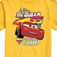 thumbnail image 3 of Disney's Cars - Lightning McQueen Seven Time Champ - Men's Short Sleeve Graphic T-Shirt, 3 of 5