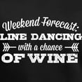 thumbnail image 3 of CafePress - Line Dancing And Wine T Shirt - Women's V-Neck Dark T-Shirt, 3 of 4