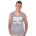 thumbnail image 5 of Dominicana Rep the Republic Cool Flag Tank Top T Shirts Men Women Brisco Brands M, 5 of 5
