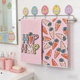 thumbnail image 4 of Festive Rabbit Design Kitchen Towels, Highly Absorbent Dishcloths With Durable Polyester Material, for Holiday Decor and Cleaning, Multi-color, 4 of 6