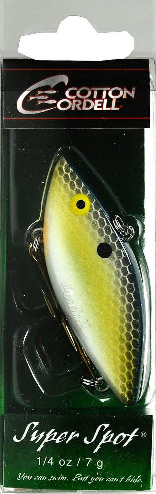 Cotton Cordell Super Spot Lipless Crankbait 2 1/2" Foxy Shad 1/4 oz.