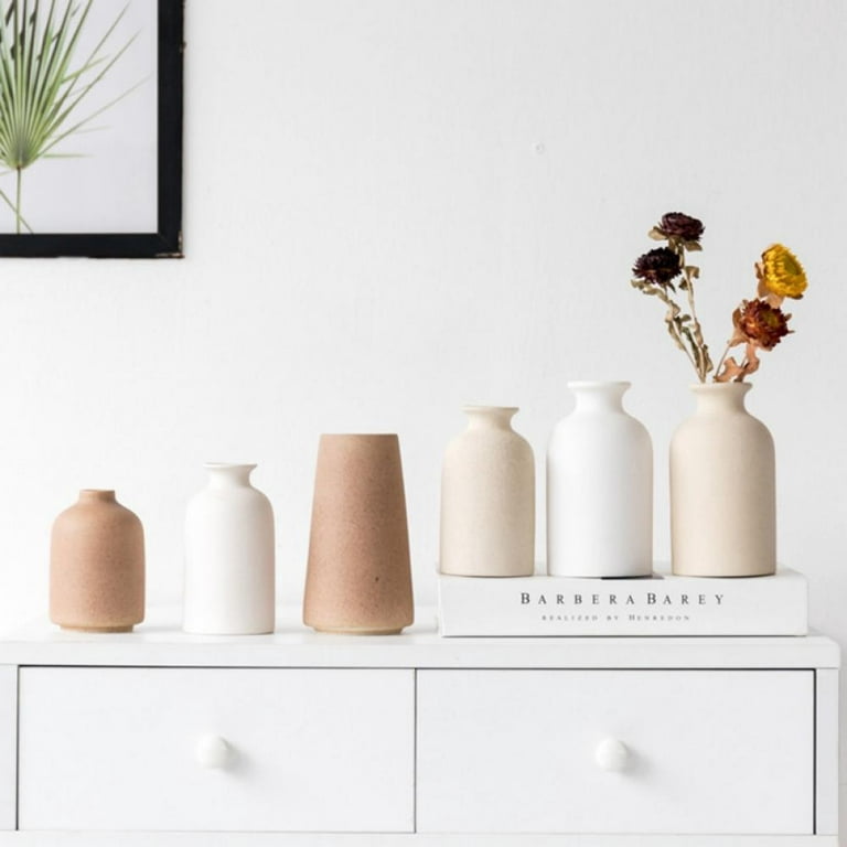  Dry Flower Vases, Ceramic Vase, Living Room Decoration