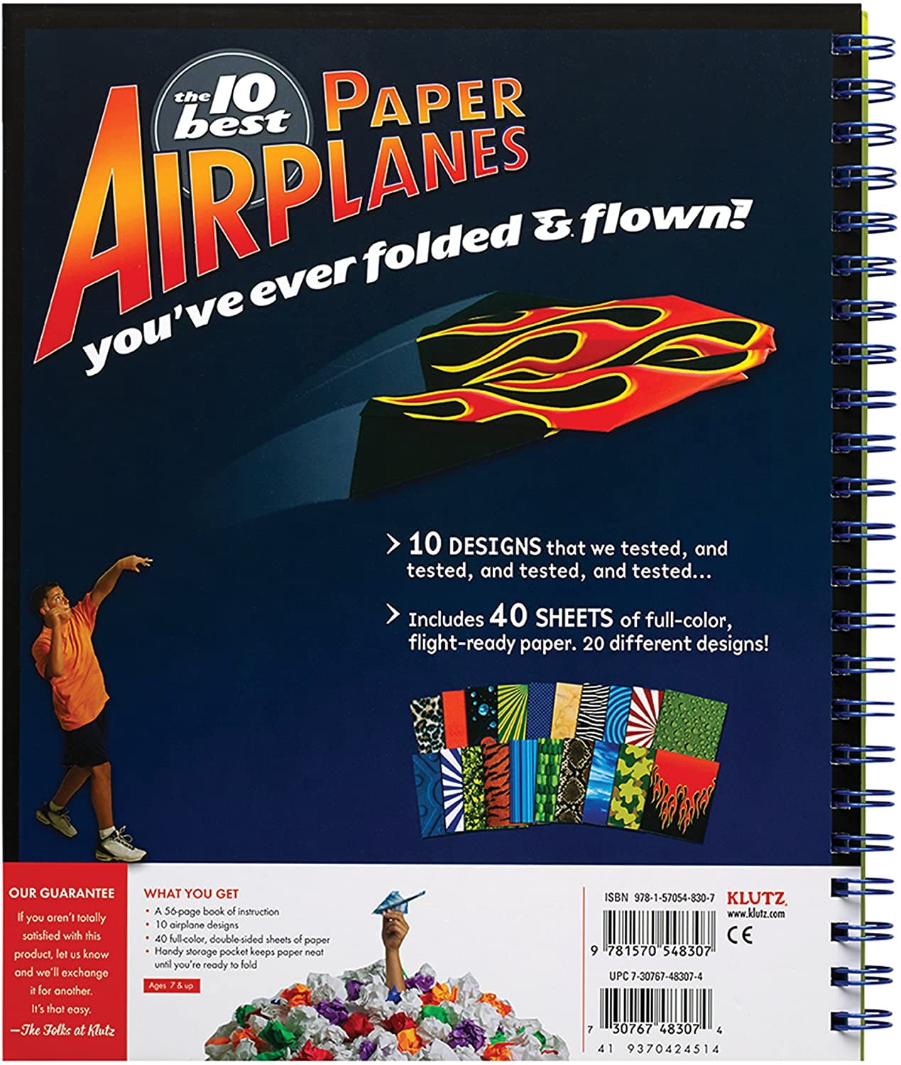 Klutz Book of Paper Airplanes Craft Kit