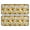 Sunflower and Berry Cream Pattern, variant on Sunflower and Daisy Black Pattern Anti Fatigue Kitchen Rugs Set Of 2, Non Slip Washable Decorative Floor Mats for Sink Laundry and Home Use, 17"x47"