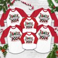 thumbnail image 1 of Camiseta de manga larga con estampado familiar para Navidad 2024, ropa a juego para madre, padre, hija e hijo, 1 of 5