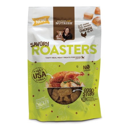 (2 Pack) Rachael Ray Nutrish Savory Roasters Grain Free Dog Treats, Roasted Chicken Recipe, 3 (Best Puppy Training Treats)