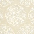 thumbnail image 5 of SAFAVIEH Bella Glenna Medallion Floral Wool Area Rug, Beige/White, 4' x 6', 5 of 5