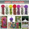 thumbnail image 5 of 1PC Artificial Flowers Silk Violet Wall Hanging Wedding Scene Decor Home Potting Outdoor Garden Party Festival diy gifts Hotsale, 5 of 10