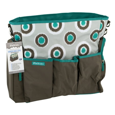 iPack Baby Diaper Bag Tote iKat Design, 1.0 CT