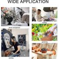 thumbnail image 4 of Gardening Apron Women's Cross Back Apron With Pockets Japanese Apron For Work Gardening Cooking Painting Baking 26-27s, 4 of 5